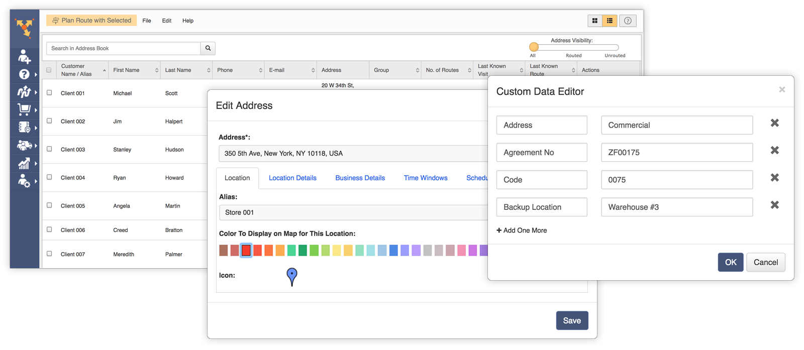 Address Book Custom Data for Businesses, Address Book Custom Data for